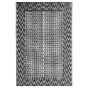 vidaXL Tapis d'extérieur Noir 140x200 cm PP