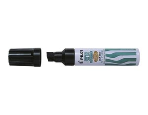 Marqueur Permanent SCA-6600 Corps Métal Pointe Biseau Extra large Noir PILOT