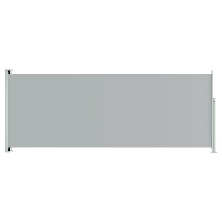 vidaXL Auvent latéral rétractable de patio 117x300 cm Gris