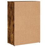 vidaXL Buffet chêne fumé 60x30x84 cm bois d'ingénierie