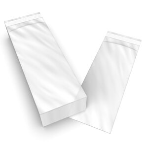 Lot de 500 sac cellophane transparent 165x65 mm