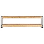 vidaXL Meuble TV 150x30x40 cm Bois massif de manguier