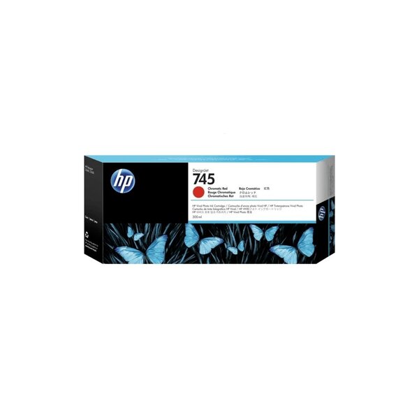 HP HP745 Cartouche d'Encre Rouge Chromatique F9K06A