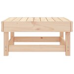 vidaXL Repose-pied de jardin bois de pin massif