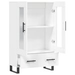 vidaXL Buffet haut blanc 69 5x31x115 cm bois d'ingénierie