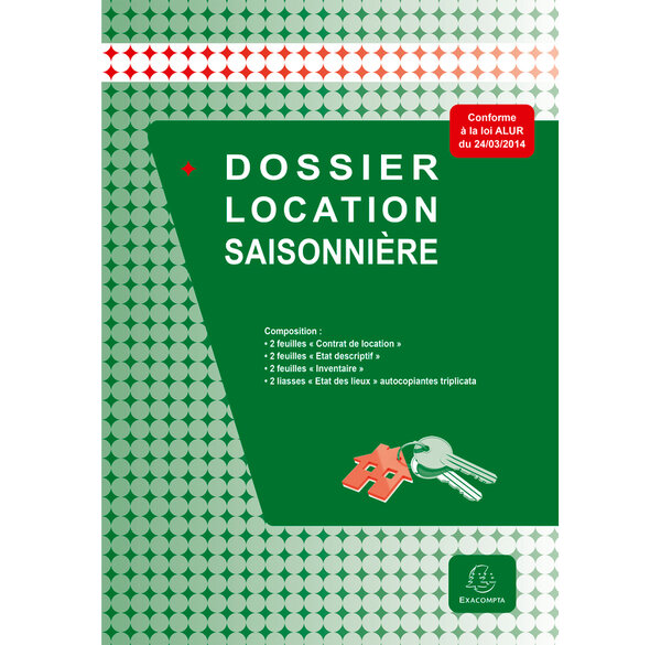 Dossier location saisonnière EXACOMPTA