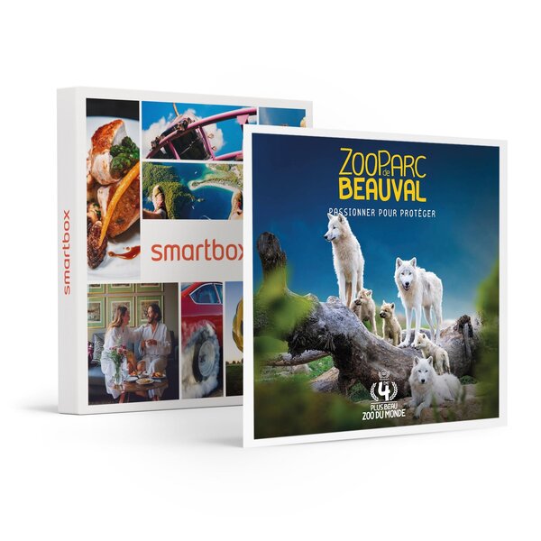 SMARTBOX - Coffret Cadeau Billets pour le ZooParc de Beauval 2025 : 1 entrée adulte et 2 entrées enfant pour 1 journée -  Multi-thèmes