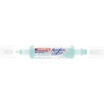 Marqueur acryl 3d dble pointe 5400 bleu pastel 2-3 mm  5-10 mm EDDING