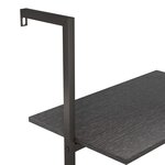 vidaXL Étagère inclinée à 4 niveaux Noir 64x35x152 5 cm