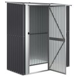 vidaXL Abri de jardin Anthracite 180 5x97x209 5 cm Acier galvanisé