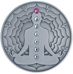 Pièce de monnaie en Argent 2000 Francs g 62.2 (2 oz) Millésime 2021 Chakra SAHASRARA