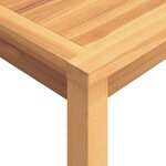 vidaXL Ensemble à manger de jardin 7 Pièces Bois de teck solide