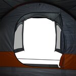 vidaXL Tente familiale 6 personnes orange imperméable