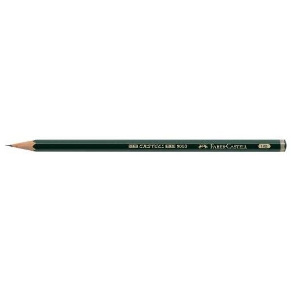 Crayon papier 9000 hexagonal dureté de mine: F FABER-CASTELL