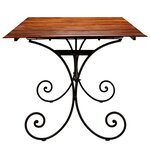 vidaXL Table de salle à manger Bois avec finition miel 200x100x76 cm