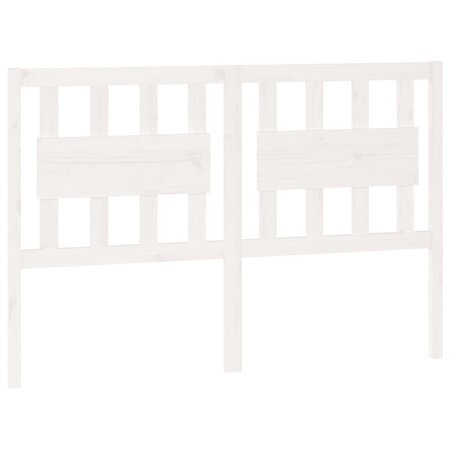 vidaXL Tête de lit Blanc 125 5x4x100 cm Bois massif de pin