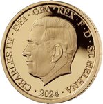 Pièce de monnaie en Or 1 Guinea g 8.4 Millésime 2024 GUINEA