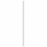 vidaXL Tête de lit métal blanc 150 cm