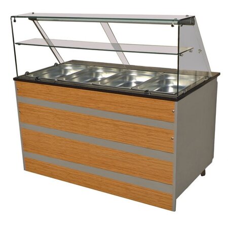 Buffet froid professionnel - de 3 à 5 gn 1/1 - combisteel - r290 - acier inoxydable1400 mm 1800x800x850/1350mm