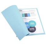Paquet De 100 Chemises Forever® 220 100  Recyclé - 24x32cm - Bleu Clair - X 5 - Exacompta