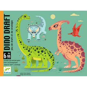 Djeco DJ05093 - Jeu de draft et de stratégie Dino Draft