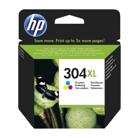 Hp 304xl cartouche d'encre trois couleurs authentique