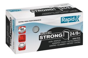 Agrafes Super Strong 24/8+ galvanisé en boite de 5000 RAPID