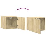 vidaXL Armoire de rangement mince chêne sonoma 45x42 5x225 cm