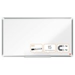 Nobo Tableau blanc magnétique écran large Premium Plus Acier 89x50 cm