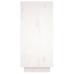 vidaXL Buffet Blanc 60x34x75 cm Bois massif de pin