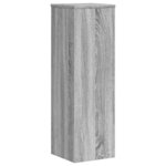 vidaXL Supports pour plantes 2 Pièces sonoma gris bois d'ingénierie