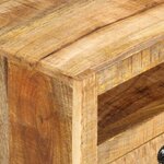 vidaXL Meuble TV 110x30x40 cm Bois massif de manguier