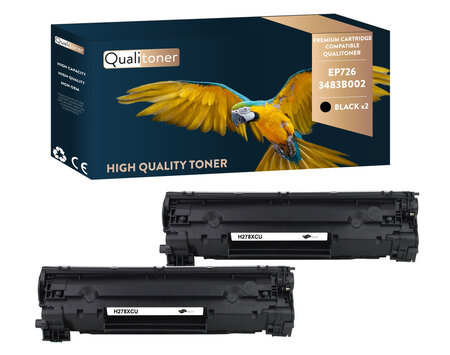 Qualitoner x4 toners 45807106 noir compatible pour oki