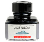 Encre traditionnelle à stylo en flacon 'D' 30ml Gris nuage HERBIN