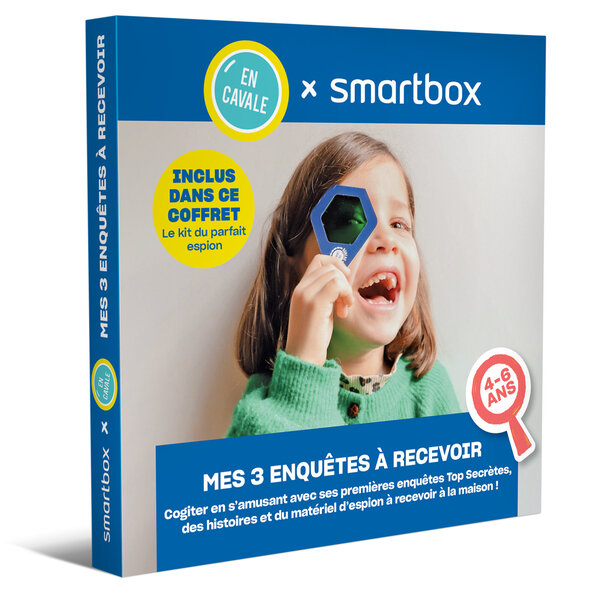 SMARTBOX - Coffret Cadeau 3 enquêtes pour un enfant de 4 à 6 ans à recevoir à la maison -  Multi-thèmes