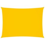 vidaXL Voile de parasol Tissu Oxford rectangulaire 3x5 m Jaune
