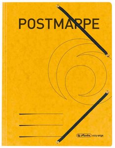Poster la solution, de couleur jaune de carton, DIN A4, puce HERLITZ