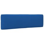 vidaXL Canapé central palette de jardin Gris Bois de pin imprégné