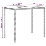 vidaXL Salon de jardin 4 Pièces avec coussins Gris Résine tressée