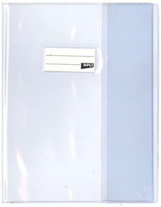 Protège-Cahier PVC 19/100 17x22 cm Incolore