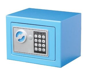 Coffre-fort Serrure électronique Ext 170 x 230 x 170mm Cap. 5l Bleu PHOENIX