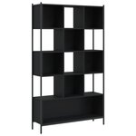 vidaXL Bibliothèque noir 102x28x172 cm bois d'ingénierie