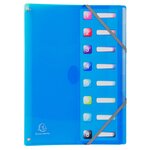 Trieur Extensible En Polypropylène 8 Compartiments Iderama Pp - A4 - Couleurs Assorties - X 8 - Exacompta