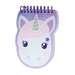 Candy Cloud - Carnet à Spirales Tête de Licorne - 10.4 x 13.8 cm - Twinkles