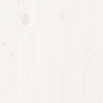vidaXL Lit superposé 90x200/140x200 cm blanc bois de pin massif