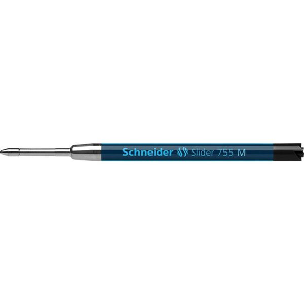 Recharge slider 755 pointe moyenne noir x 10 schneider