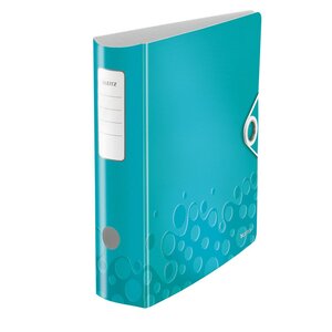 Classeur à levier 180° Active WOW A4 polypropylène, Dos 80 mm Capacité 600 feuilles - Bleu