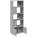 vidaXL Bibliothèque sonoma gris 70x36x189 cm bois d'ingénierie