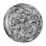 YIN YANG DRAGON AND PHOENIX Set 2 x 1 Oz Silver Coin 5000 Francs Chad 2023