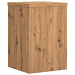 vidaXL Supports pour plantes 2 Pièces chêne artisanal bois d'ingénierie